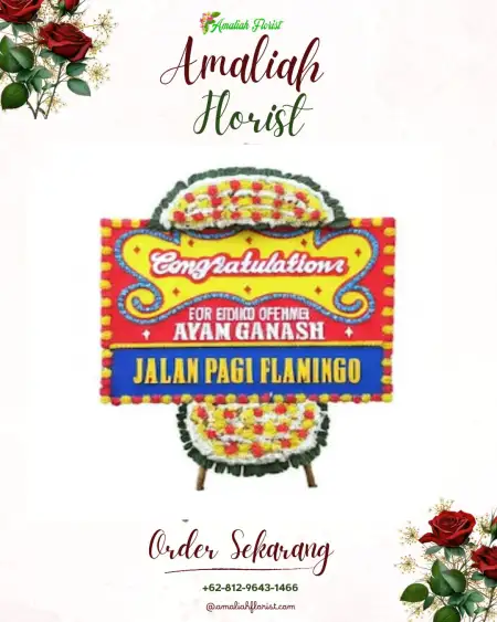 Sewa Papan Bunga Cigantang